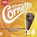 Image of Cornetto Chocolate & Orange Ice Cream Cone